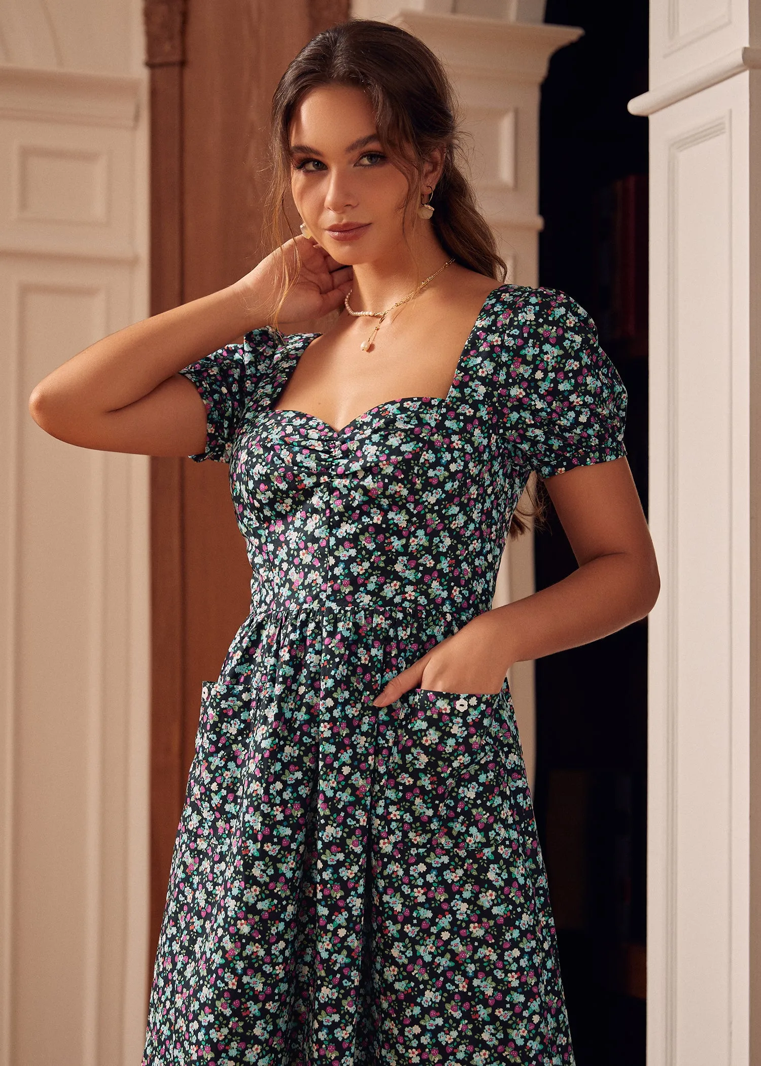 Summer Berry Flair Dress sold by Modcloth product image thumbnail 4