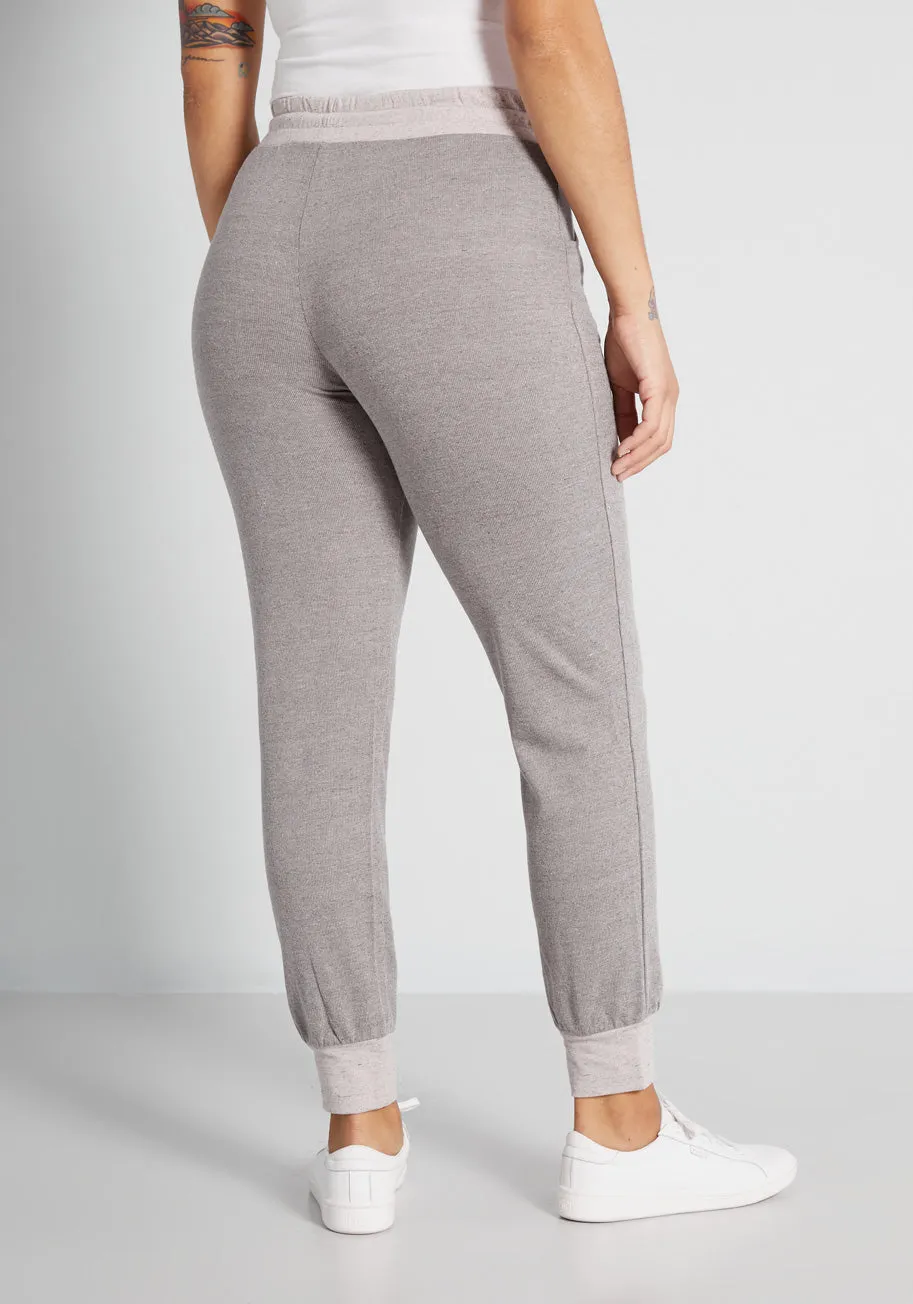 Speak French Terry To Me Joggers sold by Modcloth product image thumbnail 2