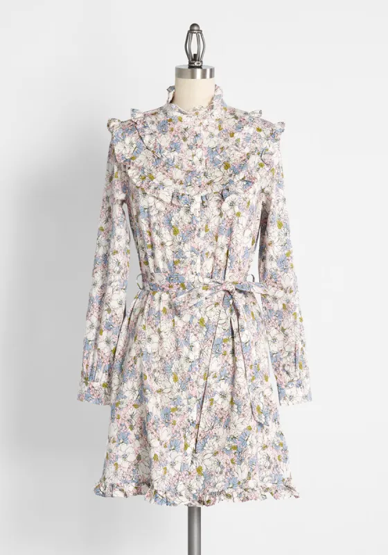 Prairie Meadow Magic Shirt Dress sold by Modcloth