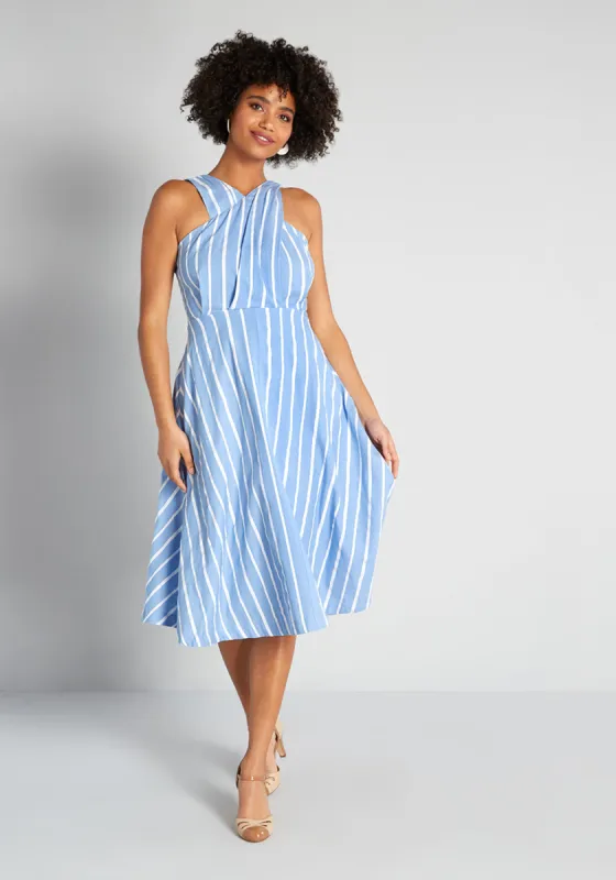 Good Times and Shorelines A-Line Dress sold by Modcloth