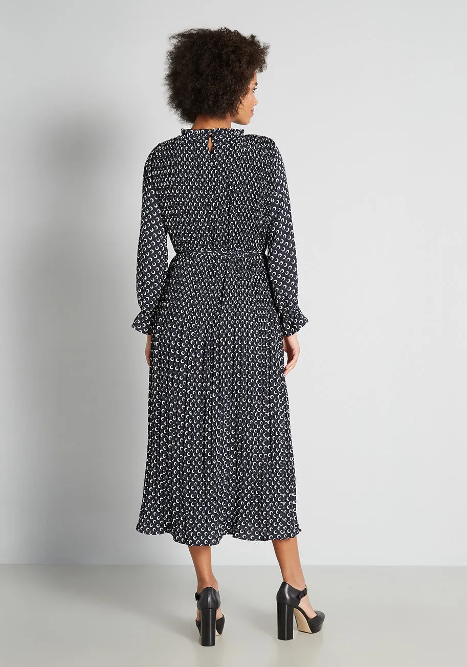Over The Crescent Moon Midi Dress sold by Modcloth product image thumbnail 2