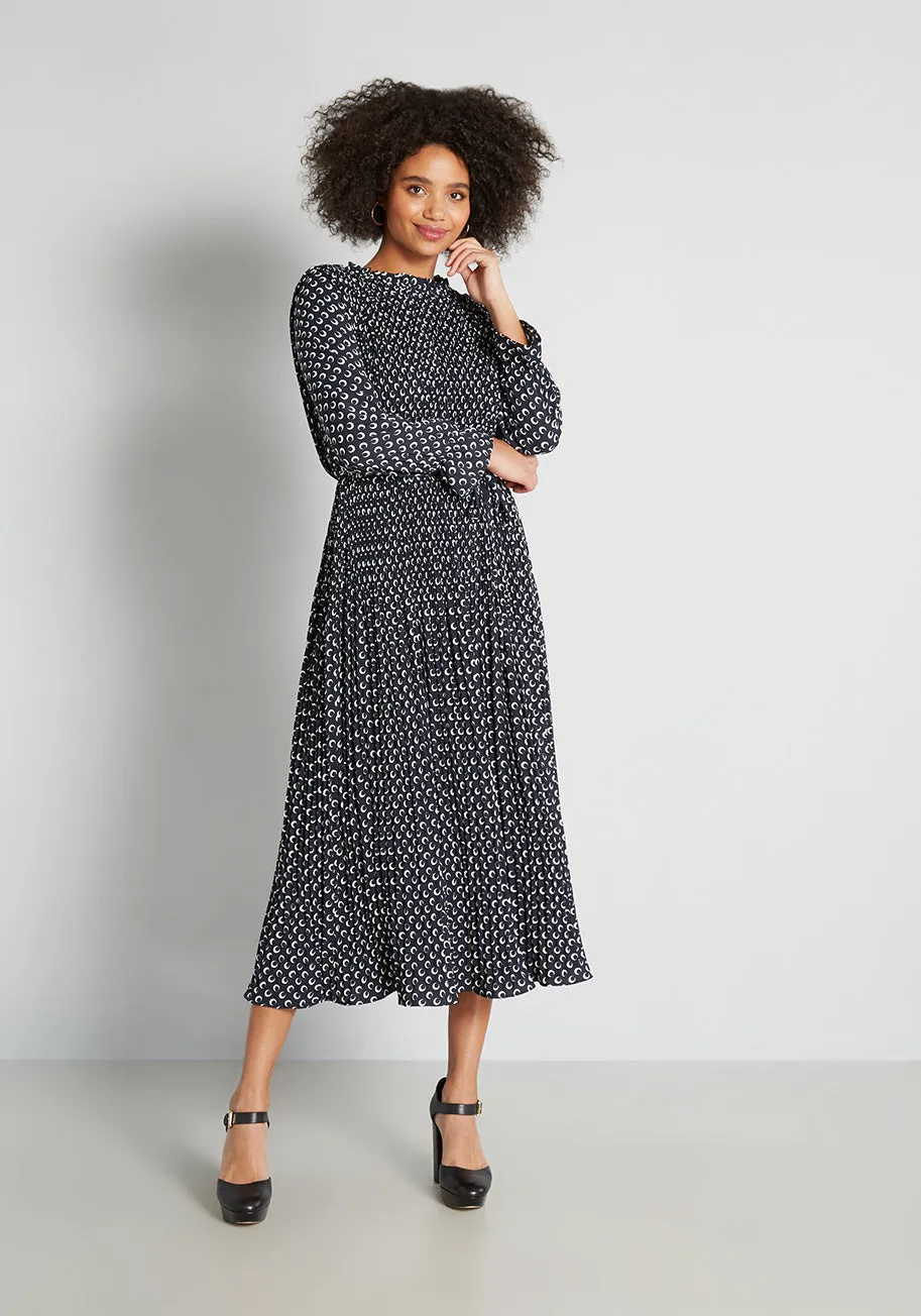 Over The Crescent Moon Midi Dress sold by Modcloth product image thumbnail 3
