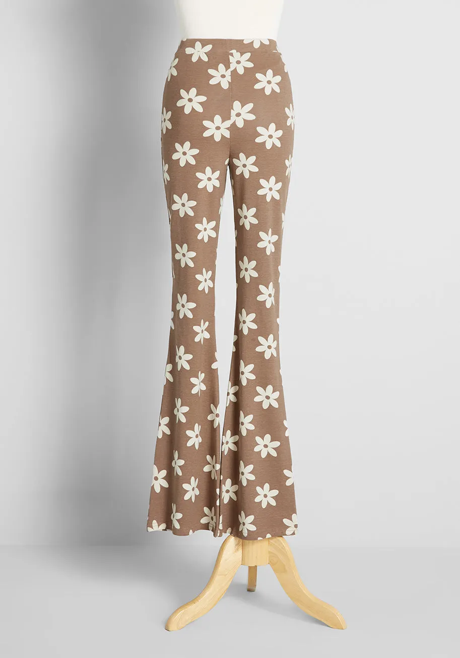 Am I Dreaming? Knit Flare Pants sold by Modcloth product image thumbnail 2