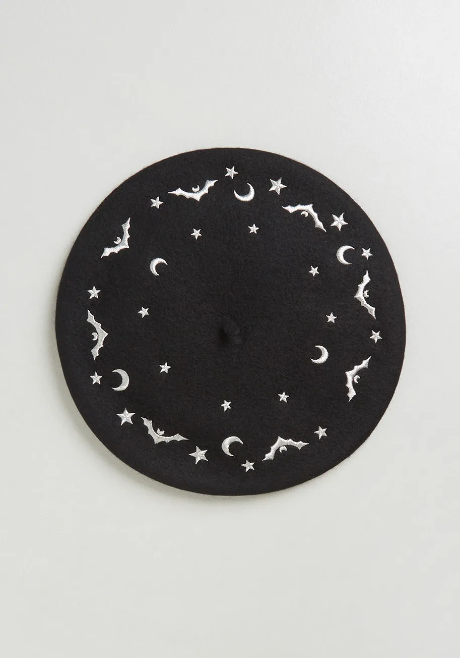 Spookiest Nights Beret sold by Modcloth