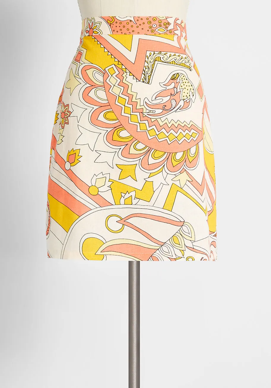 My, How Marvelous Mini Skirt sold by Modcloth