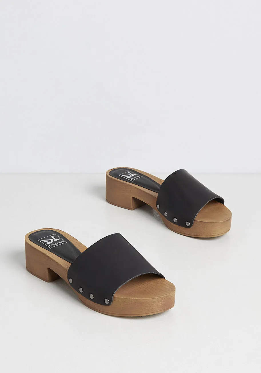 Studded and Striking Slide Sandal sold by Modcloth