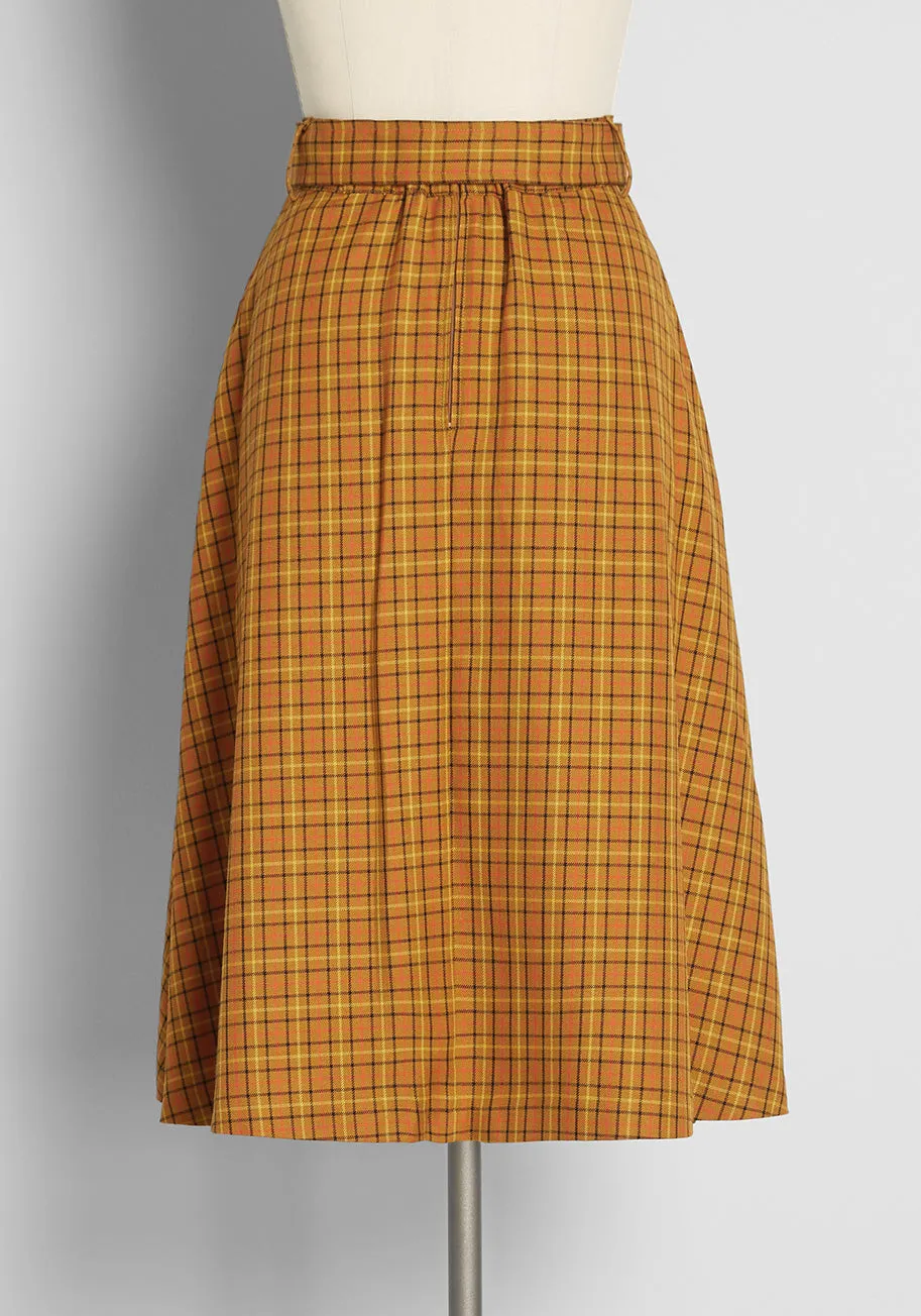 Perfect Timing Belted Midi Skirt sold by Modcloth product image thumbnail 3