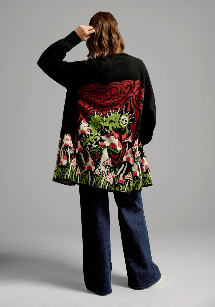 A Darling Dark Side Oversized Cardigan sold by Modcloth product image thumbnail 2