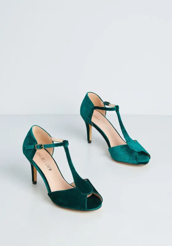 Gala Gorgeous T-Strap Heel sold by Modcloth