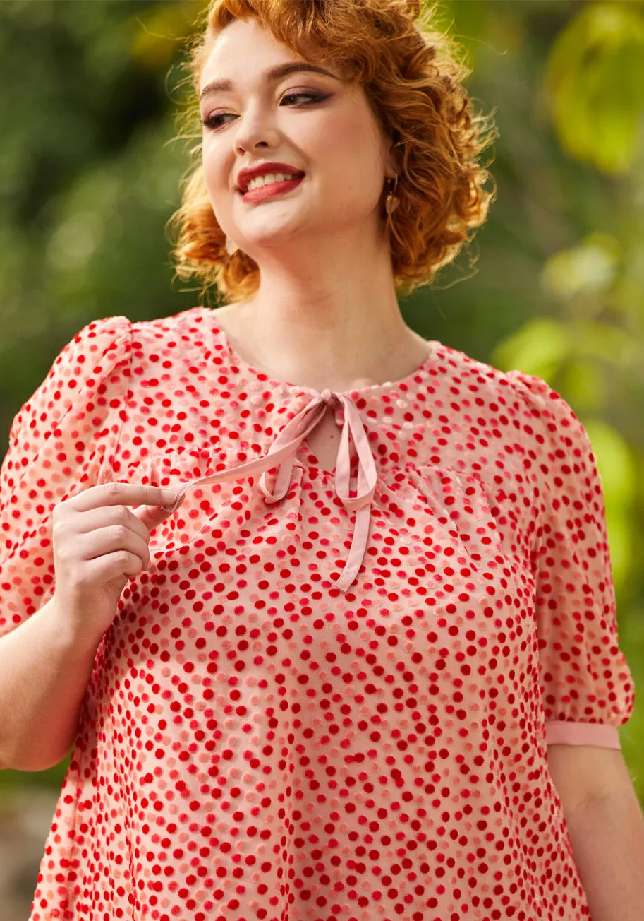 Confetti Confection Tie-Neck Blouse sold by Modcloth product image thumbnail 5