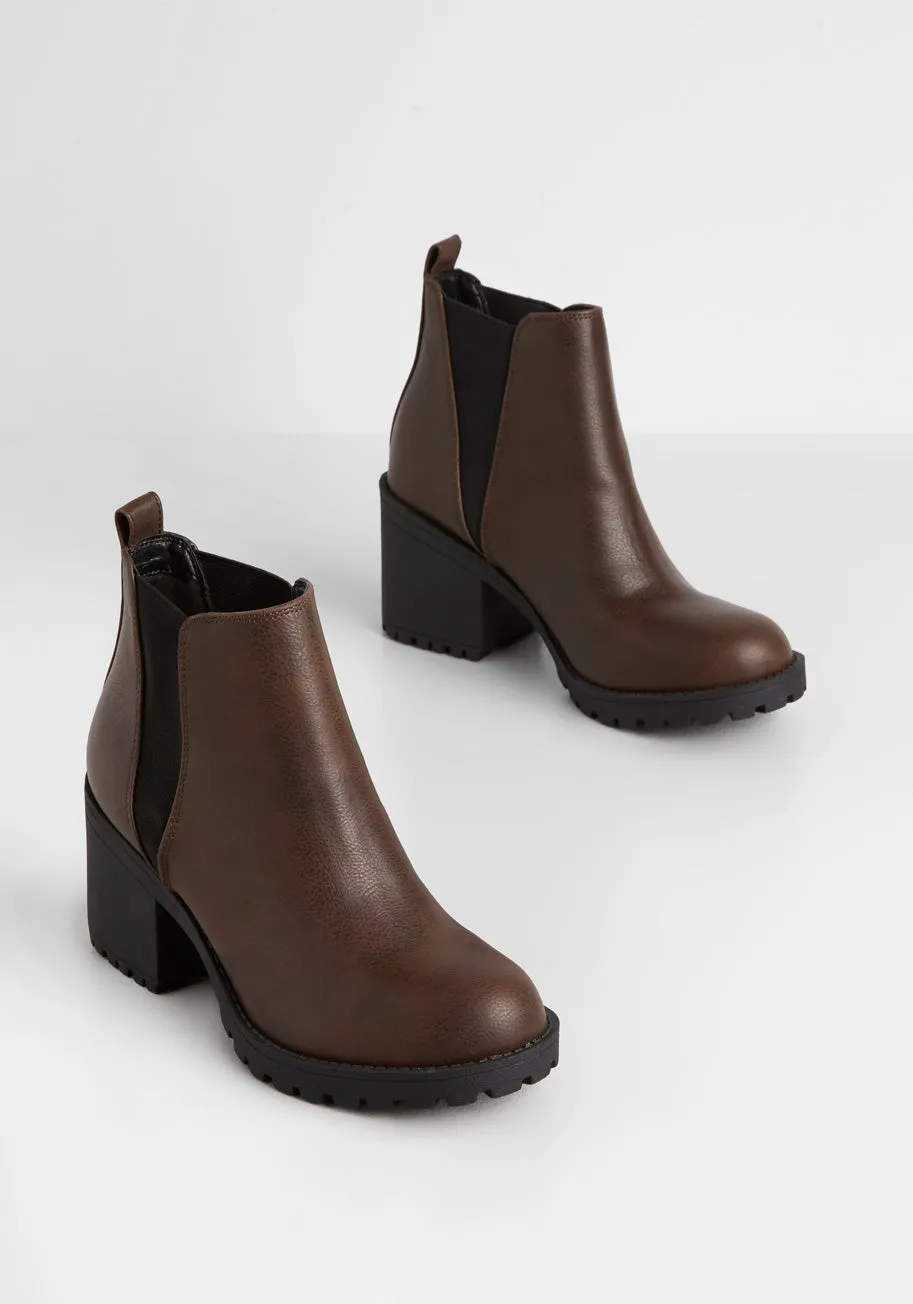 A Better Beginning Ankle Boot sold by Modcloth