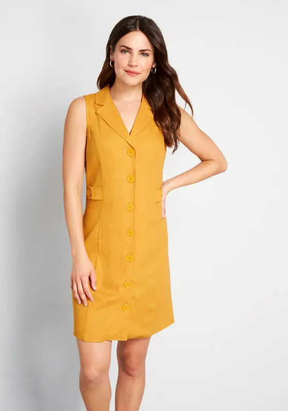 Coasting Along Sleeveless Dress sold by Modcloth