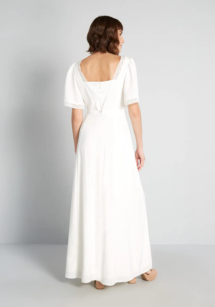 Lace You Down the Aisle Maxi Dress sold by Modcloth product image thumbnail 2
