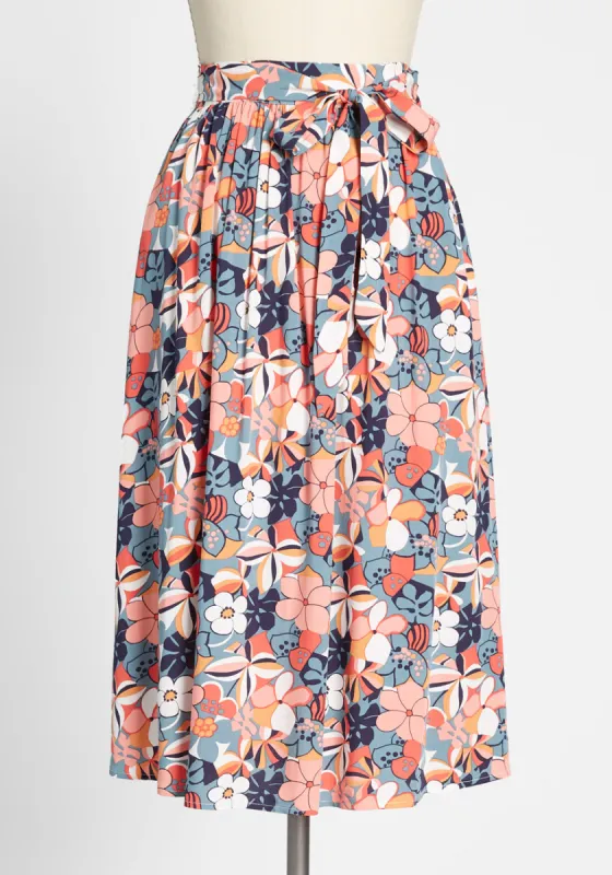 Stir Things Up Midi Skirt sold by Modcloth