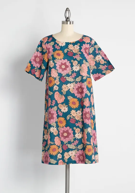 ModCloth x Princess Highway Floral Shift Dress sold by Modcloth