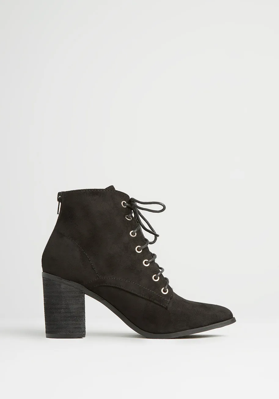 Straight Outta Salem Lace-Up Bootie sold by Modcloth product image thumbnail 3