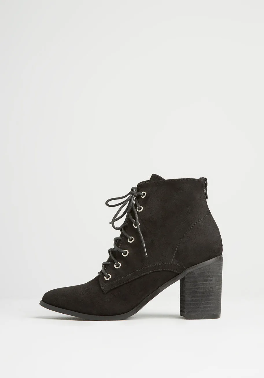 Straight Outta Salem Lace-Up Bootie sold by Modcloth product image thumbnail 2