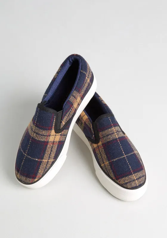 Plaid to Oblige Platform Sneaker sold by Modcloth