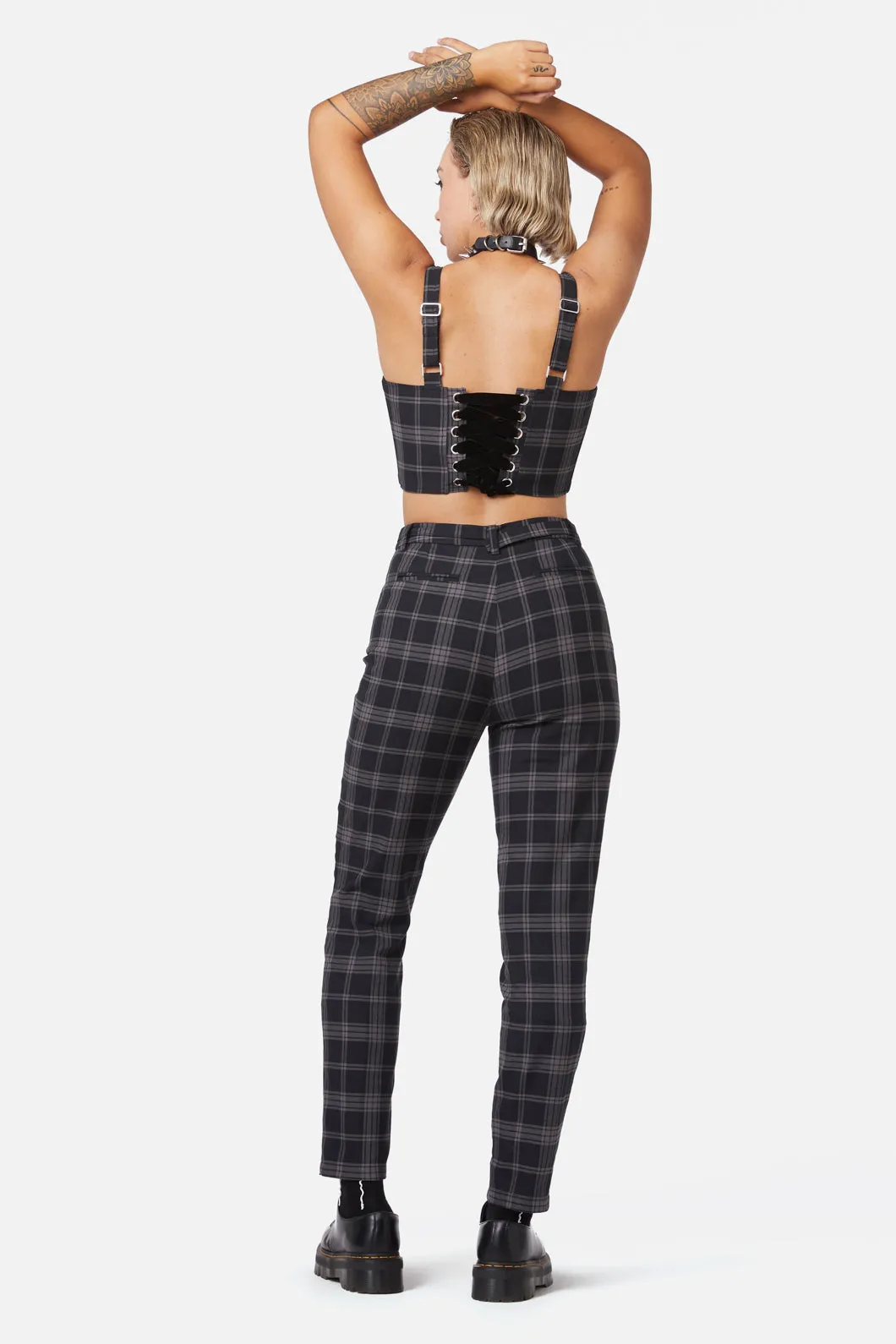 Victoria Tartan Corset sold by Modcloth product image thumbnail 4