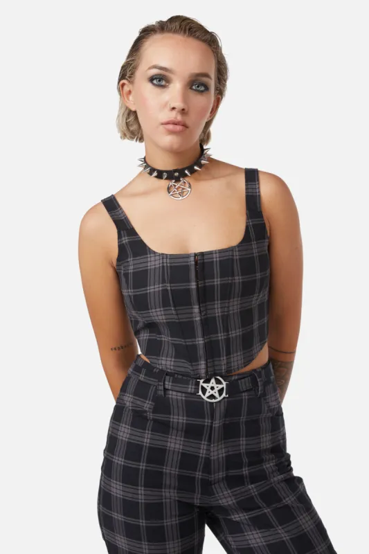Victoria Tartan Corset made by Modcloth