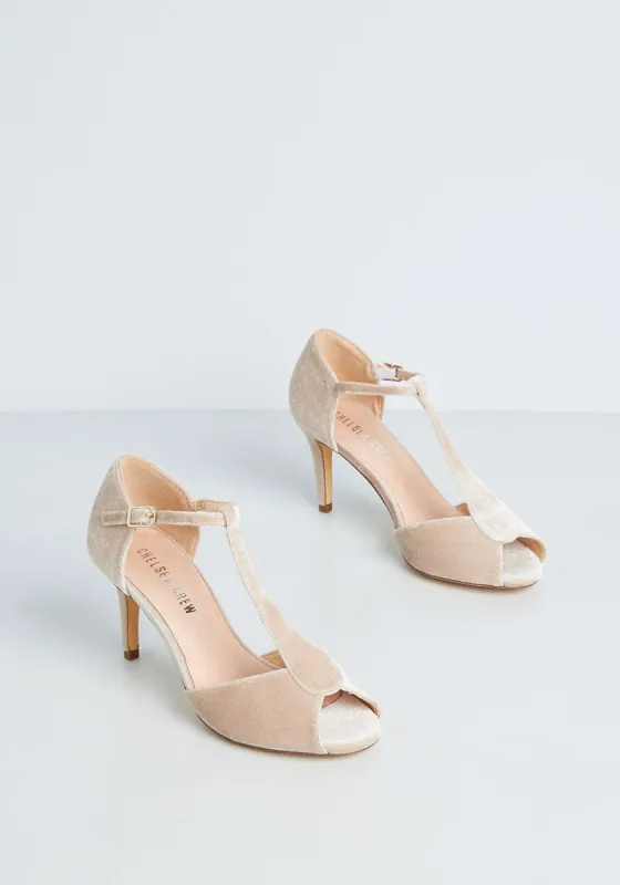 Gala Gorgeous T-Strap Heel sold by Modcloth