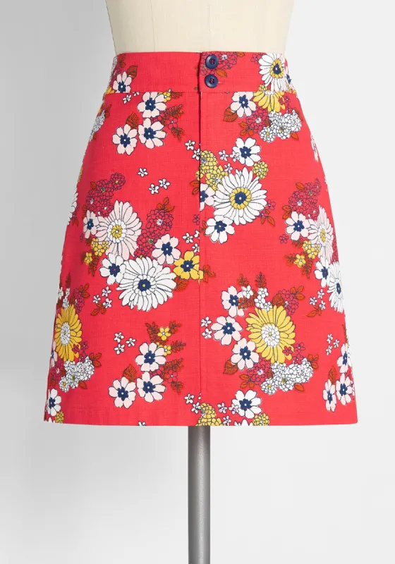 Sweet Daisy Jane Mini Skirt sold by Modcloth
