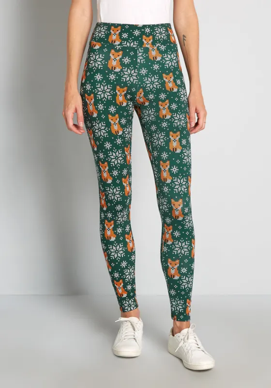 Stretching Towards Casual Leggings made by Modcloth
