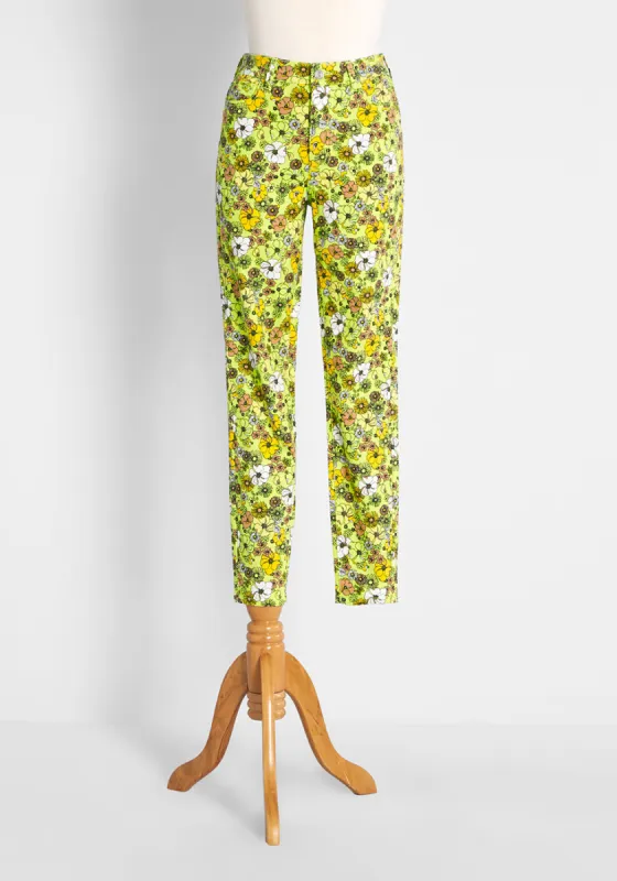Wildflower Valley Skinny Jeans sold by Modcloth