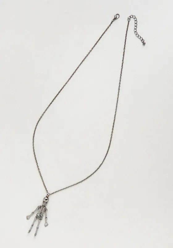 Dancing To Death Skeleton Necklace sold by Modcloth