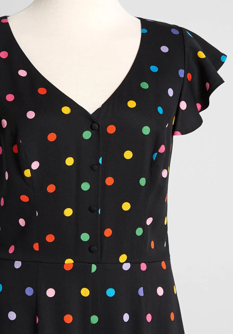 Playground At Midnight Wide-Leg Jumpsuit sold by Modcloth product image thumbnail 4