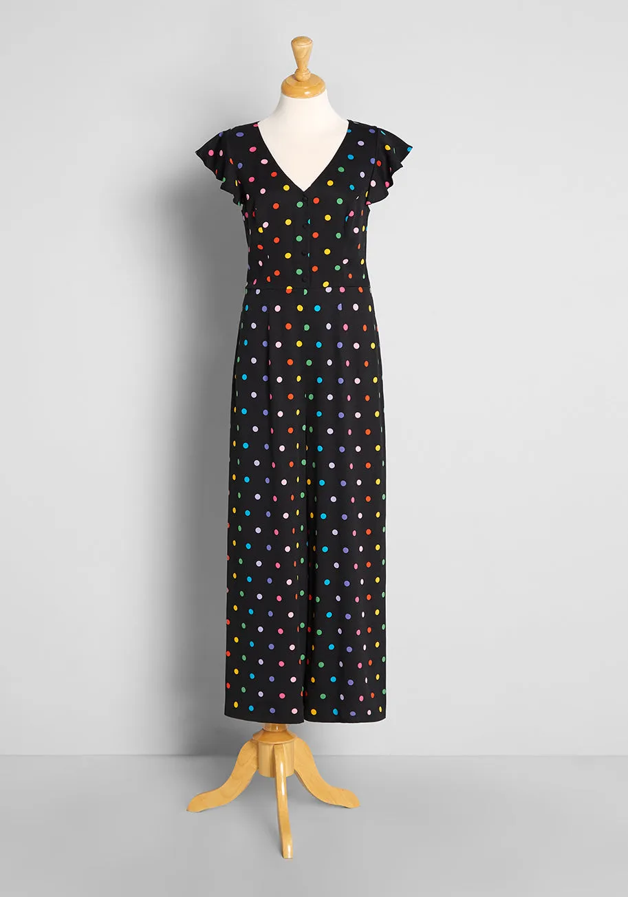 Playground At Midnight Wide-Leg Jumpsuit sold by Modcloth product image thumbnail 2