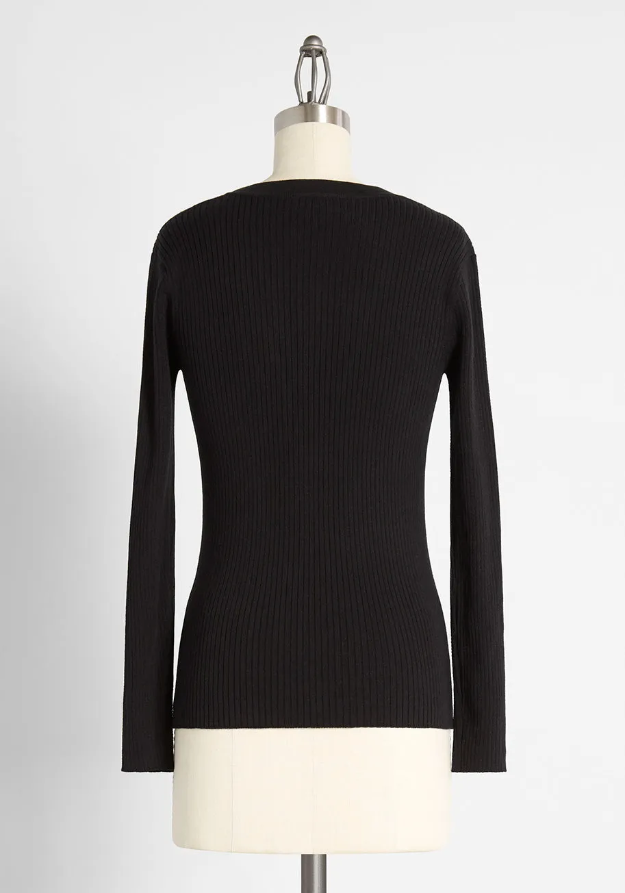 Meet the Author Ribbed Cardigan sold by Modcloth product image thumbnail 2