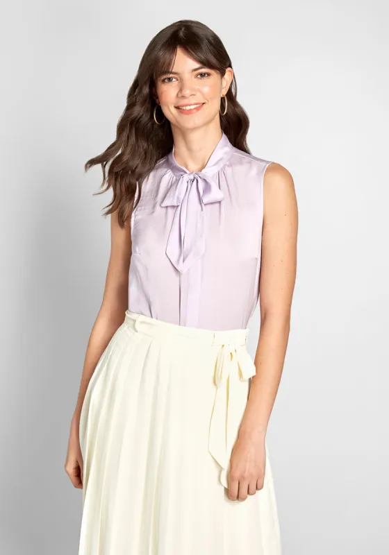 The HBIC Sleeveless Blouse sold by Modcloth