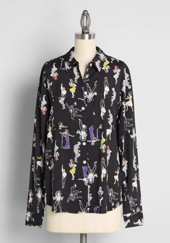Pristine Dreams Button-Up Shirt sold by Modcloth
