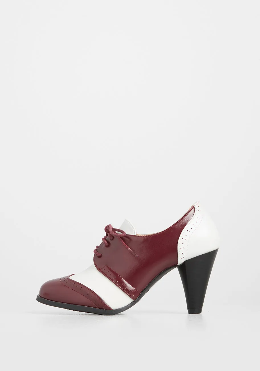Plans to Twirl Oxford Heel sold by Modcloth product image thumbnail 2
