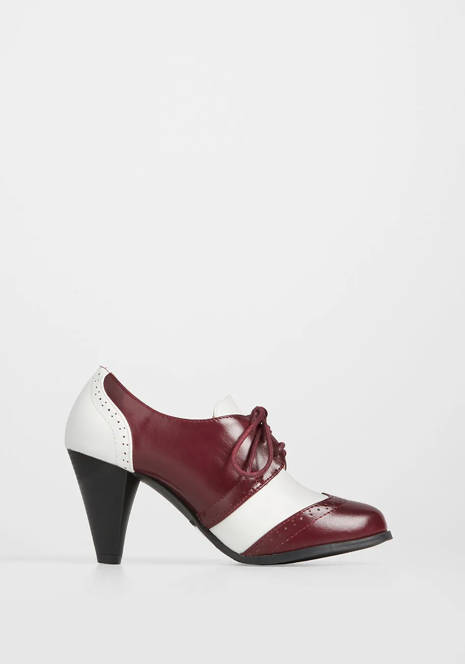 Plans to Twirl Oxford Heel sold by Modcloth product image thumbnail 3