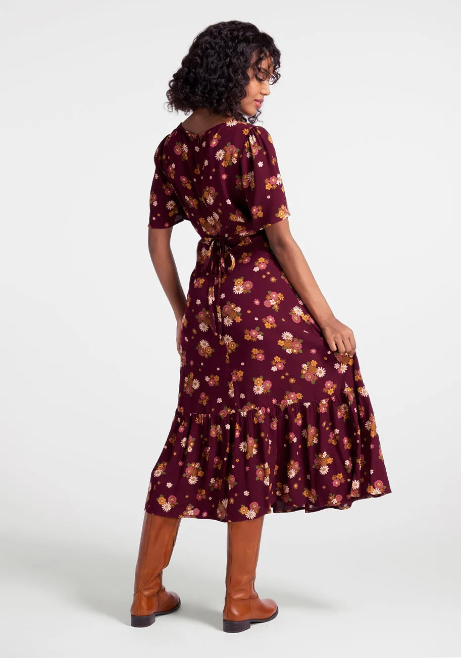 Autumnal Bouquets Midi Dress sold by Modcloth product image thumbnail 2