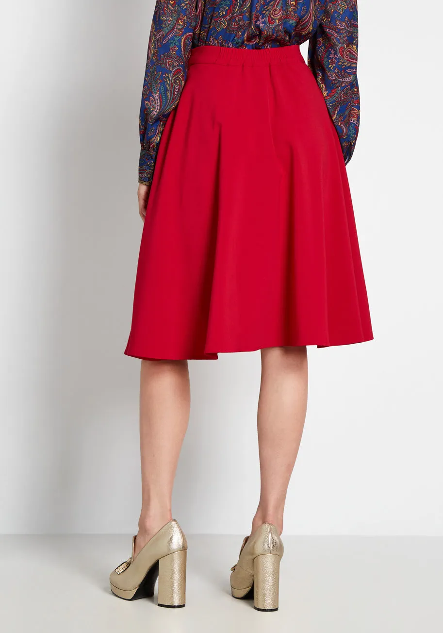 Just This Sway A-Line Skirt sold by Modcloth product image thumbnail 2