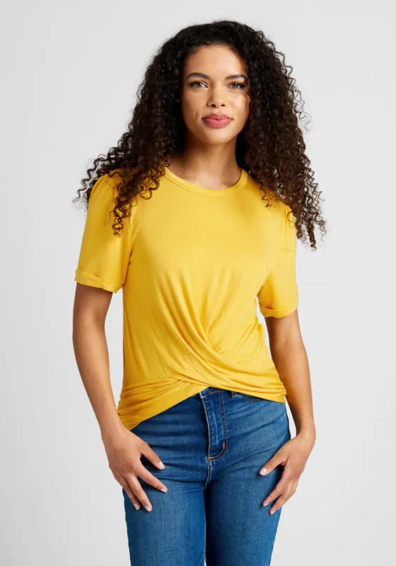 Twist Of Fun Knit Top sold by Modcloth