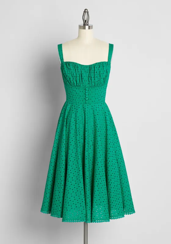 Anglaise For Days Fit and Flare Dress sold by Modcloth