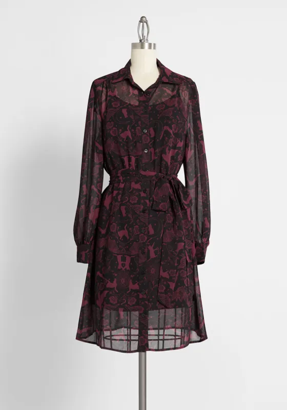Classic Captivation Shirt Dress sold by Modcloth