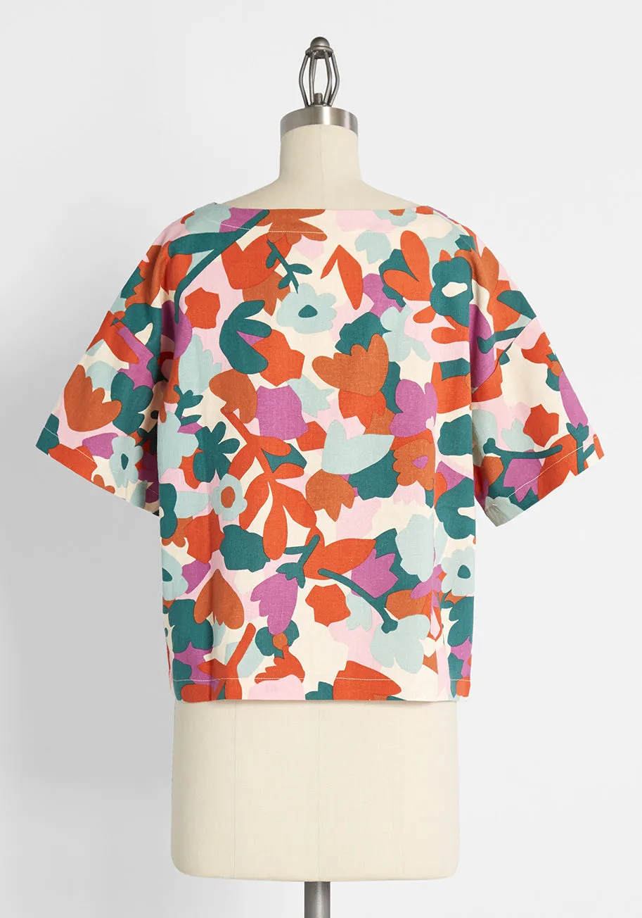 Springtime Impressions Top sold by Modcloth product image thumbnail 2