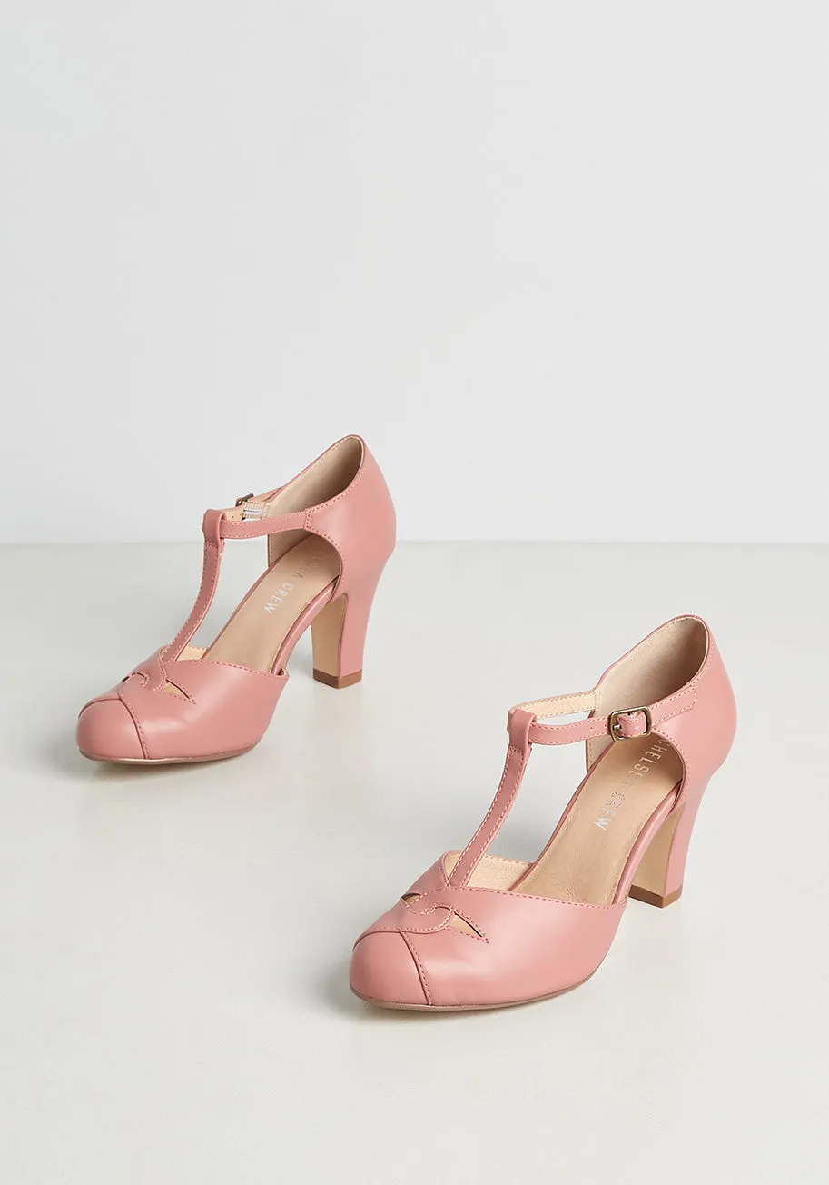 Going Out Glam T-Strap Heel sold by Modcloth