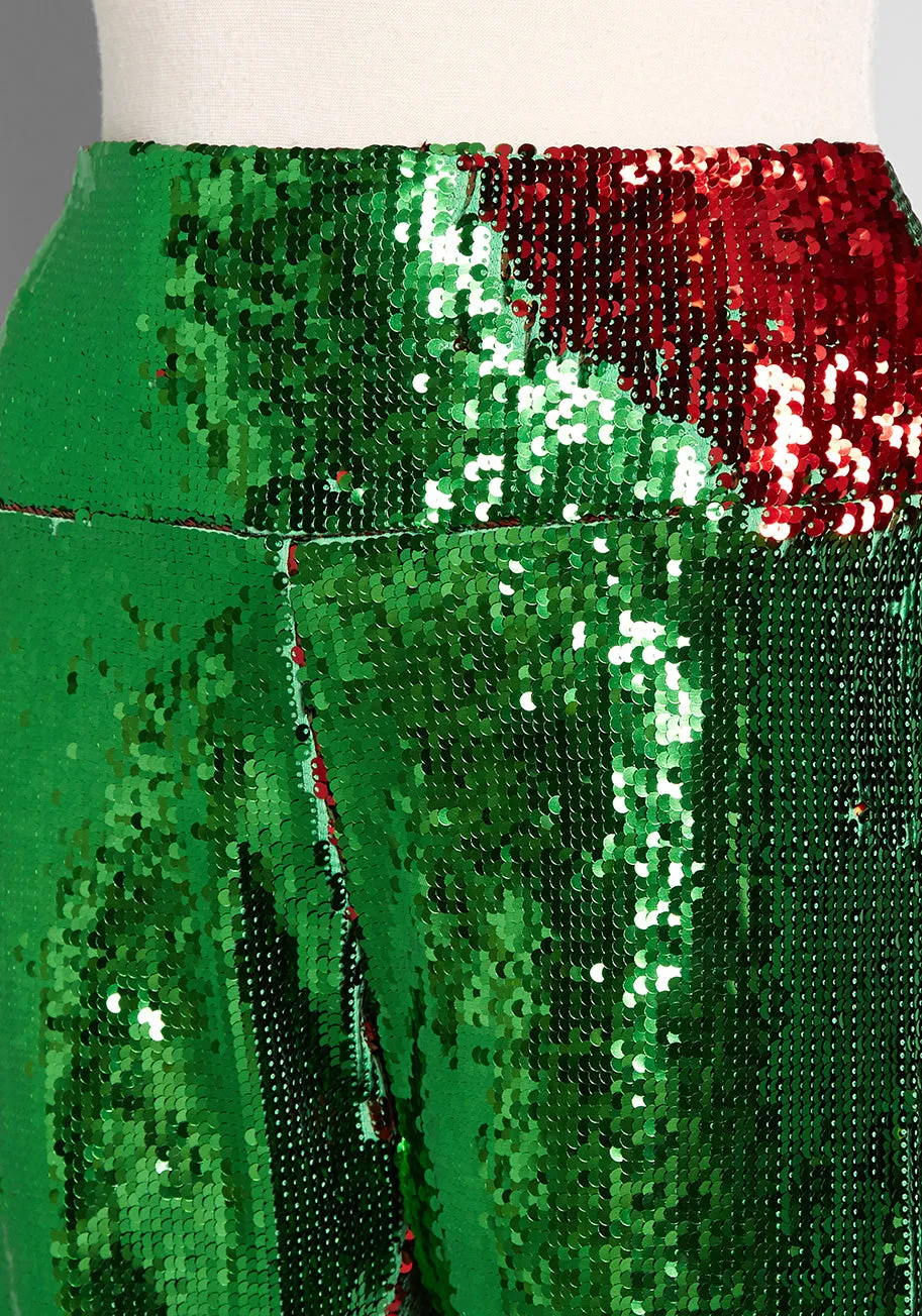 Sparkle of the Season Sequin Leggings sold by Modcloth product image thumbnail 3