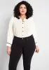 Your True Collars Long Sleeve Blouse sold by Modcloth