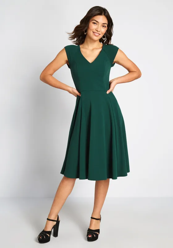 Date Night Done Right A-Line Dress sold by Modcloth