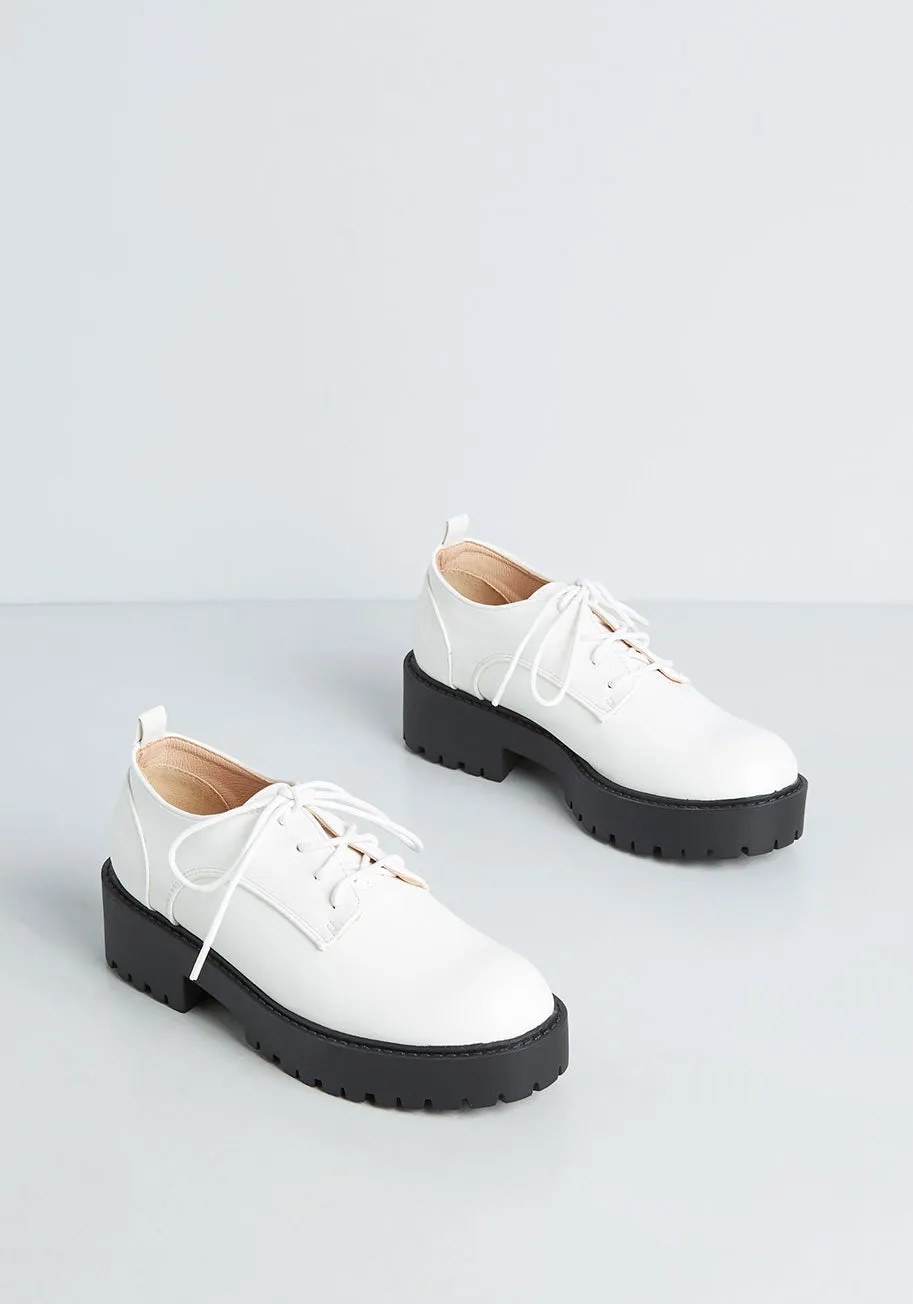 Let's Walk About It Oxford Shoe sold by Modcloth