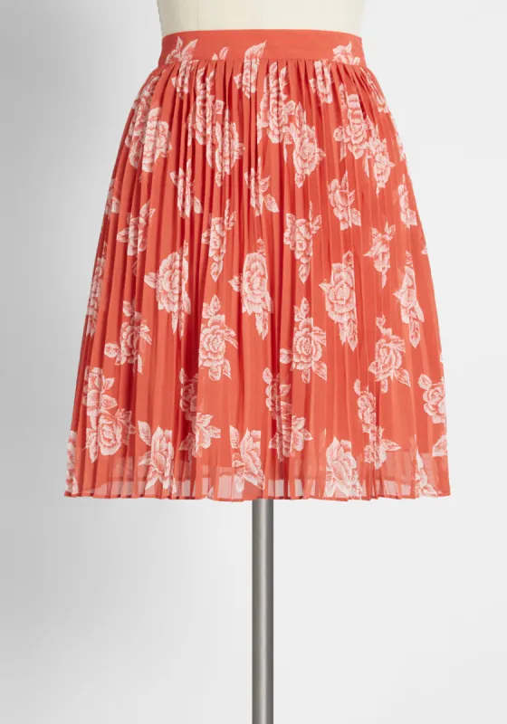 Perfectly Posh Pleated Mini Skirt sold by Modcloth