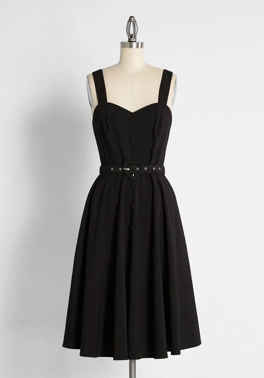 Amour in Noir Swing Dress sold by Modcloth product image thumbnail 2