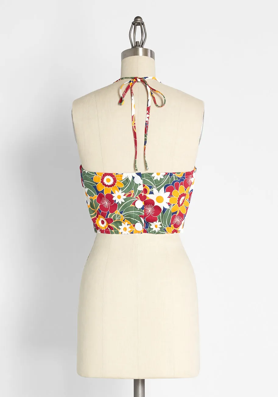 Dazzles in Daylight Halter Top sold by Modcloth product image thumbnail 2